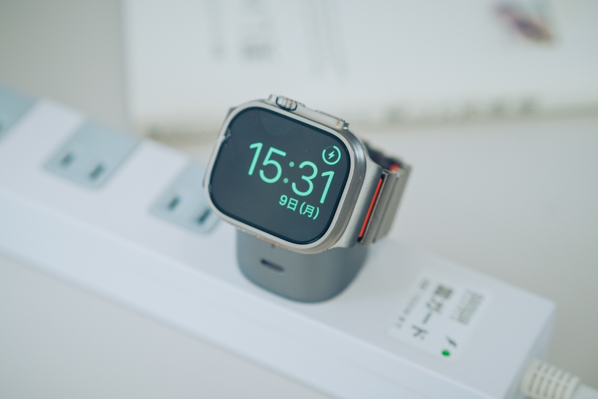 Apple Watchの充電イメージ