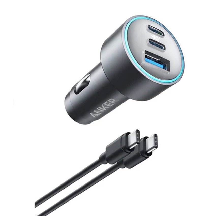 シガーソケット充電器でiPadを充電